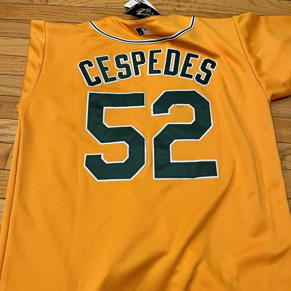 AUTHENTIC MAJESTIC 40 , OAKLAND A'S ATHLETICS FLEX BASE Jersey BNWT Old Stock - Picture 8 of 8